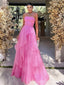 Popular Strapless A-line Long Prom Dress,Evening Dress,PD155