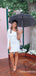 Elegant White  A-line Short Mini Homecoming Dress,  HD20