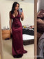 Elegant V-neck Backless A-line Long Prom Dress,Evening Dress,PD165