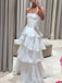 Gorgeous Strapless Ruffles A-line Long Prom Dress,Evening Dress,PD171