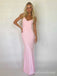 Elegant V-neck Spaghetti Strap Mermaid Long Prom Dress,Evening Dress,PD172