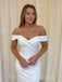 Elegant V-neck Off-shoulder Mermaid Long Wedding Dress,  WD02