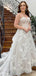 Elegant  Sweatheart Strapless A-line Long Wedding Dress,  WD12