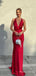 Elegant V-neck Halter Mermaid Prom Dress,Evening Dress,PD199