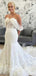 Elegant  Sweatheart Strapless Off-shoulder A-line Long Wedding Dress, WD13