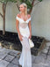 Elegant V-neck Off-Shoulder Mermaid Prom Dress,Evening Dress,PD204