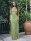 Elegant V-neck Spaghetti Strap A-line Prom Dress,Evening Dress,PD215