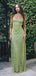 Elegant V-neck Spaghetti Strap A-line Prom Dress,Evening Dress,PD215