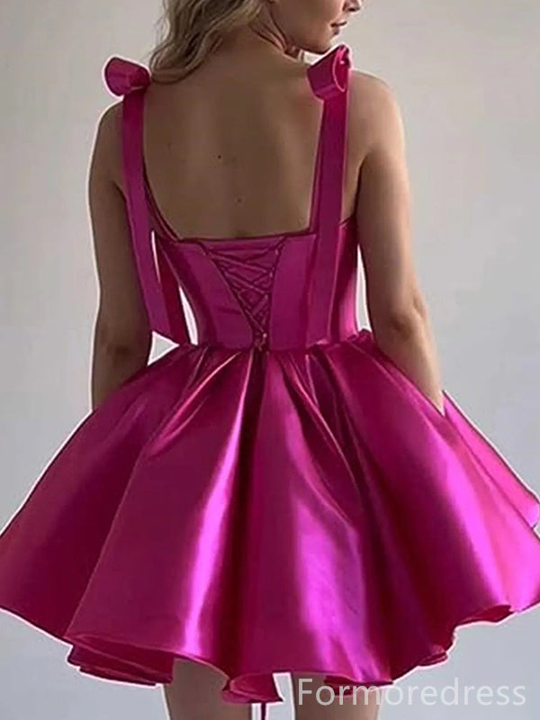Sexy Sweatheart Off-Shoulder A-line Short Mini Long Homecoming Dress,  HD122