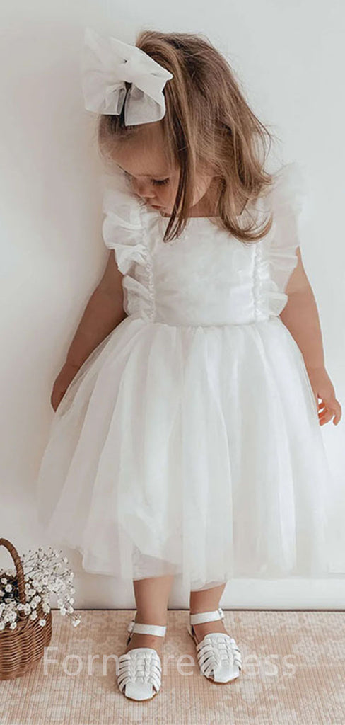 Lovely Rupples A-line Long Flower Girl Dress,  FGD20