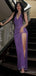 Elegant V-neck Split Side Mermaid Long Prom Dress,Evening Dress,PD220