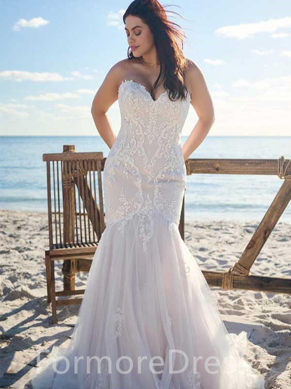 Sexy Sweatheart Mermaid Long Wedding Dress,  WD15