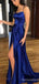 Elegant Spaghetti Strap Split Side A-line Long Prom Dress,Evening Dress,PD230