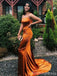 Elegant Square Spaghetti Strap Mermaid Long Prom Dress,Evening Dress,PD231
