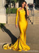 Unique One Shoulder Mermaid Long Prom Dress,Evening Dress,PD232