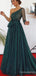Elegant One Shoulder A-line Long Prom Dress,Evening Dress,PD235