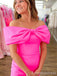 Elegant Off-Shoulder A-line Short Mini Long Homecoming Dress,  HD156