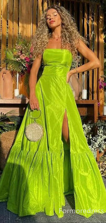 Elegant Strapless Split Side Mermaid Long Prom Dress,Evening Dress,PD242
