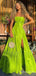 Elegant Strapless Split Side Mermaid Long Prom Dress,Evening Dress,PD242