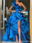 Elegant One Shoulder Split Side A-line Long Prom Dress,Evening Dress,PD253