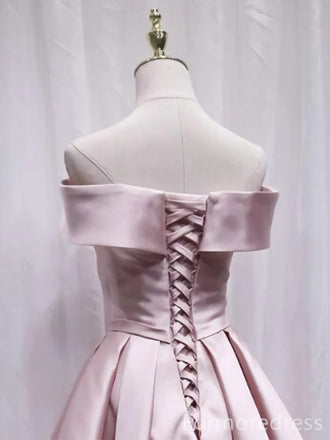 Elegant Off-Shoulder Strapless A-line Short Mini Homecoming Dress,  HD169