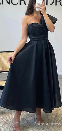 Elegant One-Shoulder A-line Long Prom Dress,Evening Dress,PD257