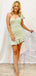 Elegant Sweatheart One Shoulder A-line Short Mini Homecoming Dress,  HD181