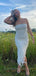 Elegant White Strapless A-line Prom Dress,PD32