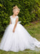 Lovely Lace A-line  Flower Girl Dress,  FGD27