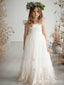 Lovely Lace A-line  Flower Girl Dress,  FGD28