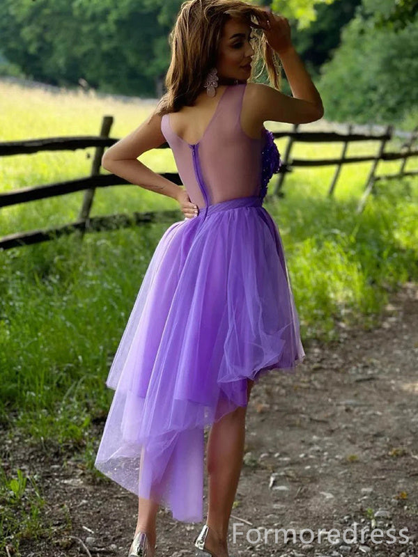 Sexy See Through A-line Short Mini Homecoming Dress,  HD233