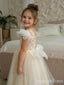 Lovely Appliques A-line  Flower Girl Dress,  FGD29