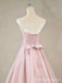 Elegant Light Pink Strapless A-line Long Prom Dress,Evening Dress,PD258