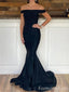 Elegant Off-Shoulder Strapless Mermaid Long Prom Dress,Evening Dress,PD260