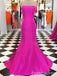 Elegant Strapless Mermaid Long Prom Dress,Evening Dress,PD263