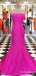 Elegant Strapless Mermaid Long Prom Dress,Evening Dress,PD263