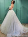 Elegant Sweatheart One Shoulder A-line Long Wedding Dress, WD207