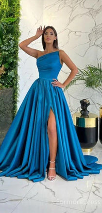 Elegant Spaghetti Strap Split Side A-line Long Prom Dress,Evening Dress,PD293