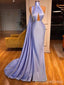 Sexy Unique Halter Mermaid Long Prom Dress,Evening Dress,PD300