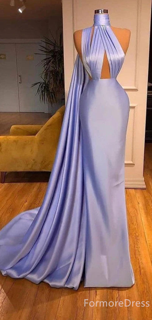 Sexy Unique Halter Mermaid Long Prom Dress,Evening Dress,PD300