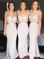 Elegant Sweatheart Mermaid Long Bridesmaid Dress,  BD30