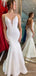 Elegant V-neck Strapless Mermaid Long Wedding Dress,  WD26