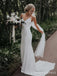 Cheap V-neck Spaghetti Strap Mermaid Long Wedding Dress,  WD27