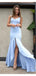 Elegant V-neck Split Side Mermaid Long Prom Dress,Evening Dress,PD276