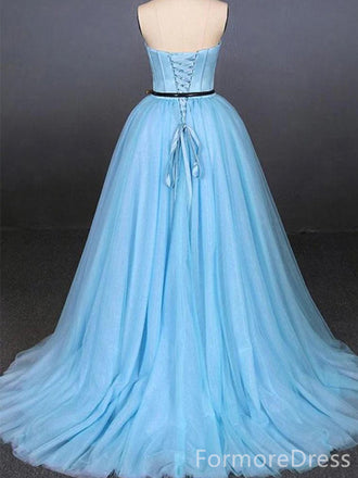 Elegant Strapless A-line Long Prom Dress,Evening Dress,PD280