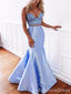 Sexy V-neck Spaghetti Strap Mermaid Long Prom Dress,Evening Dress,PD282