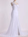 Elegant White One Shoulder Mermaid Long Prom Dress,Evening Dress,PD283