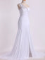 Elegant White One Shoulder Mermaid Long Prom Dress,Evening Dress,PD283