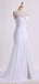 Elegant White One Shoulder Mermaid Long Prom Dress,Evening Dress,PD283