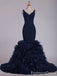 Elegant V-neck Mermaid Long Prom Dress,Evening Dress,PD284